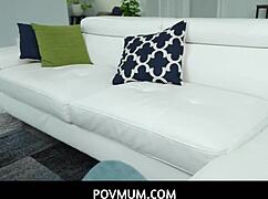 Naked Milf Stepmom Armani Dream Orders Stepson to Taboo Fuck Her Curvy Pussy