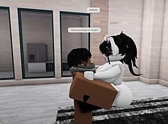 roblox porn with big ass blowjob action