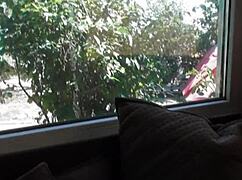 In this scene, a hairy mature woman receives passionate rimming from an amateur