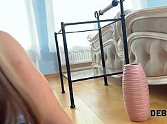 Debt4k Deal Turns Into Silly POV Sex With Shaved Beauty