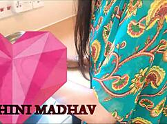 Unsatisfied girl banged hard by neighbor on kitchen platform.