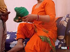 Punjabi Bhabhi in Relentless Chudai with Servant Bihaari Ramu