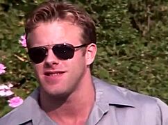 Cheating husband pounds busty blonde's ass outdoors