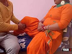Punjabi Bhabhi in Relentless Chudai with Servant Bihaari Ramu