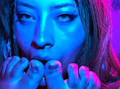 Even When Smoking, I Can't Stop Worshiping Your Feet With Licking And Sucking!