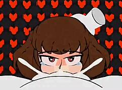 chara titfuck with big tits blowjob