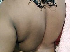 Hot Mom Interview While Bathing in Bathroom