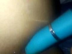 69 slut takes cock in mouth and toy in ass 😈