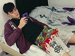 Helping My Stepson with His Tantaly Doll and Hard Penis