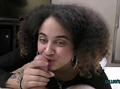 kingsley's showstopper blowjob with big tits and teasing 😘