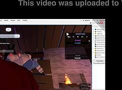 milf gives footjob to daddy