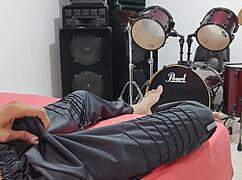 Man Masturbates His Big Cock In Front Of The Camera?