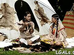 Stare At Two Lesbian Girls Kissing And Using Toys In Seductive 69 Position