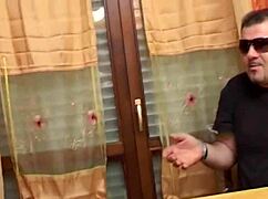 69-year-old woman uses dildo and mouth to suck his ass