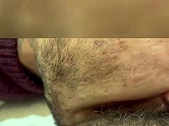 Indian BBW gets wet pussy licked in close-up