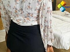 oh wow, this ebony hotel cleaner walks in on me naked and i fuck her hard with my monster cock, shaking her big ass until she squirts and orgasms 😍💦