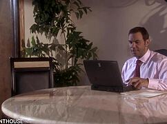 Penthouse Gold Features Brunette Model Tristan Kingsley In An Intriguing Scene