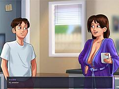 Summertime saga 57 with big tits teen 18+ ass cartoon milf handjob big cock