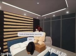 Fucked and Creampied in Roblox Condo!