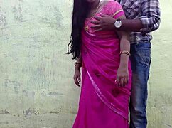Indian Teen In Pink Saree Gets Fucked Hard On Ranch