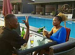 Ebony Goddess Meets Naija Pornstar For Sex And Orgasm In Exclusive Bar