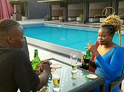 Ebony Goddess Meets Naija Pornstar For Sex And Orgasm In Exclusive Bar