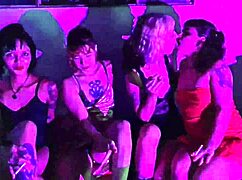 four pretty latina babes in lingerie smoking and stripping barefoot