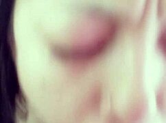 Delicious homemade latina blowjob with incredible deep throat skills