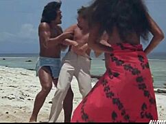 Manuia Taie teases with a banana in Pacific Banana 1981