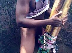 sexy young babe delivers hard cum performance in the forest