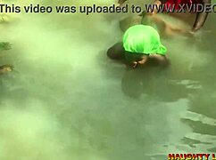 i cant believe this ebony wife fucks her pastor durin water baptism, so hot