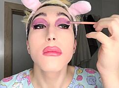 old ladyboy mercilessly fucked bareback with creampie