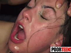 bound teen rachael madori getting slammed 😈