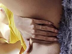 Beautiful latina masturbates with dildo for her boyfriend