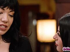 Gal Ritchie, My Personal Assistant, Licks And Kisses My Pussy To Distract Me At Work!