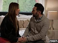 Nicole Doshi Rides Her BF's Brother's Huge Cock Behind His Back Without Hesitation - Full Movie on FreeTaboo Net