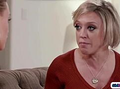 stepmom teaches stepteen 18+ masturbation in oral and lesbian scenes