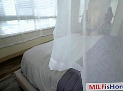 is courtney taylor, the gorgeous stepmom, horny for her stepson's big cock? watch her blowjob and hardcore action