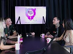 Teh Angel's Family Handjob Collab in Sheer Red