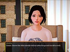 Exploring the dynamics of my new family with redhead teen and milf