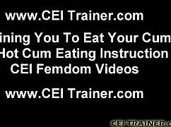 eat your cum for me in this pov session