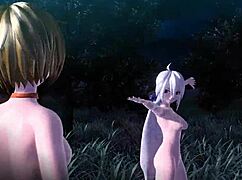 Kagamine Rin Meiko Haku Nude Mod