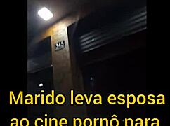 Corno Leva Esposa No Cine Porno Fuder Com Estranhos