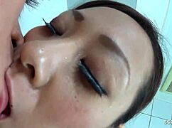 i see my step-sister in the bath