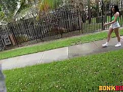 Street girl couldn't resist my Italian sausage in the car 😏