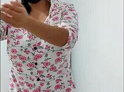 Milf With Beautiful Ass Dances Showing Big Nipples!