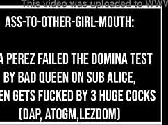 eva perez gets punished with huge cocks