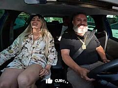 man, carona das branquelas party with tifanny wilson, latrell, and elisa ferraz giving wild bareback sucks