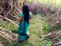 I fucked my sexy married girlfriend hard in the sugarcane field at the wedding