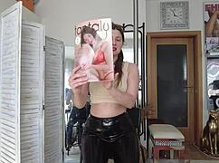 Tan Taly sex doll with code Mariarya interacts with toys.